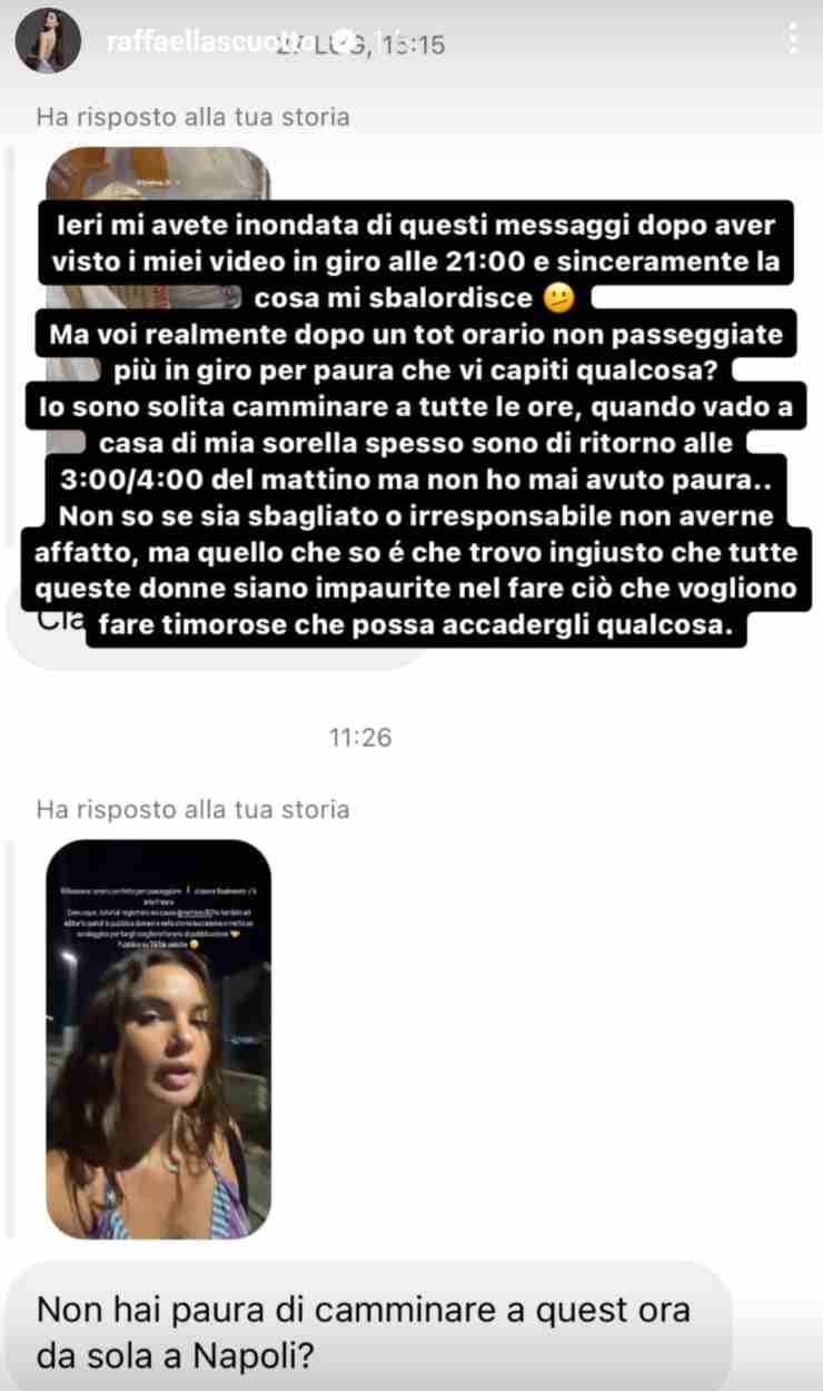 cosa ha raccontato raffaella scuotto